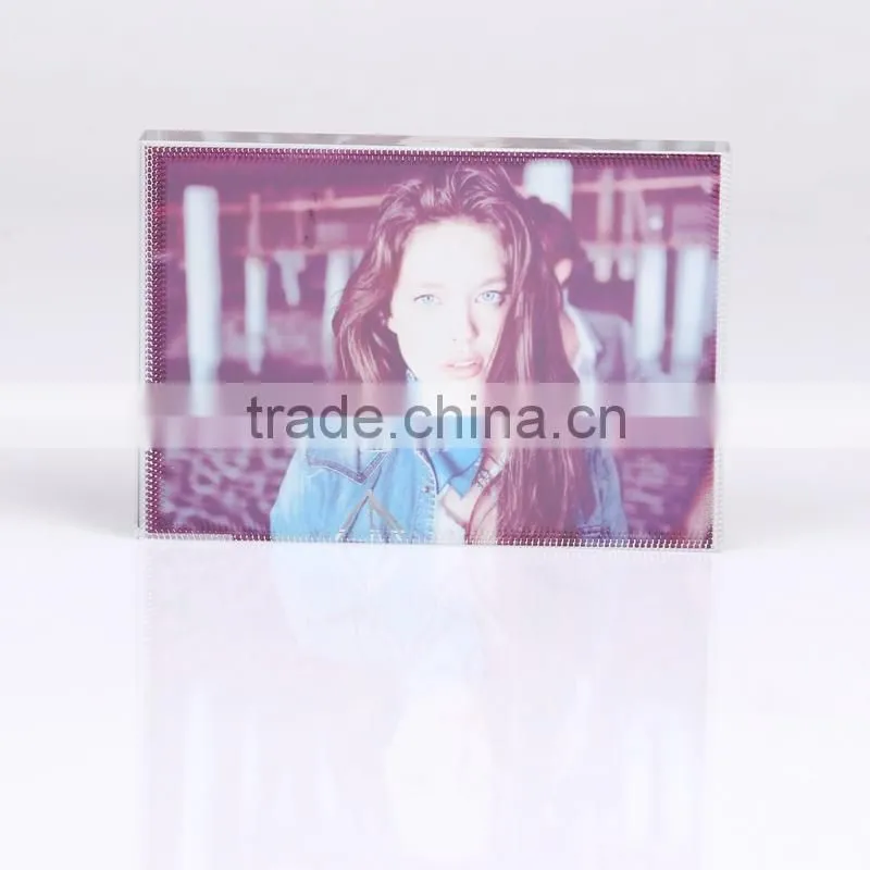 Sublimation crystal photo frame for wedding gift