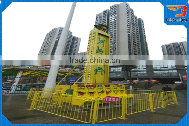 Attractive rides jump kids drop tower frog hopper for sale