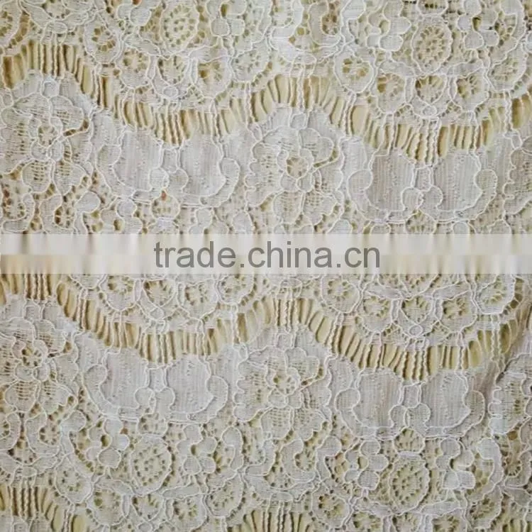 factory direct sale cotton best price machine knitting lace fabric