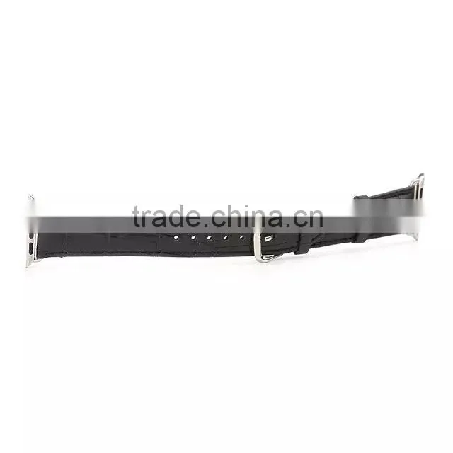 Double leather watch band for iphone watch