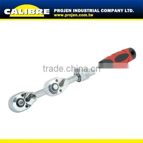 CALIBRE 3/8"Dr. Multi-Angle Quick Release Ratchet handle wrench