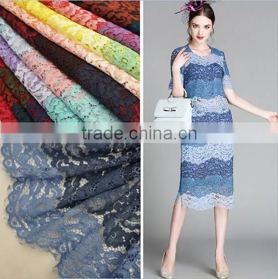 China suppiler hot grade french lace fabric for lady dress