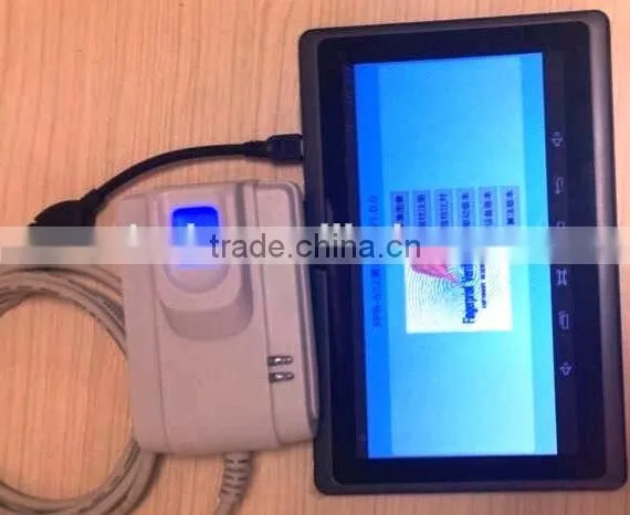 FPT 601 mini android tablet with biometic fingerprint scanner FPR622