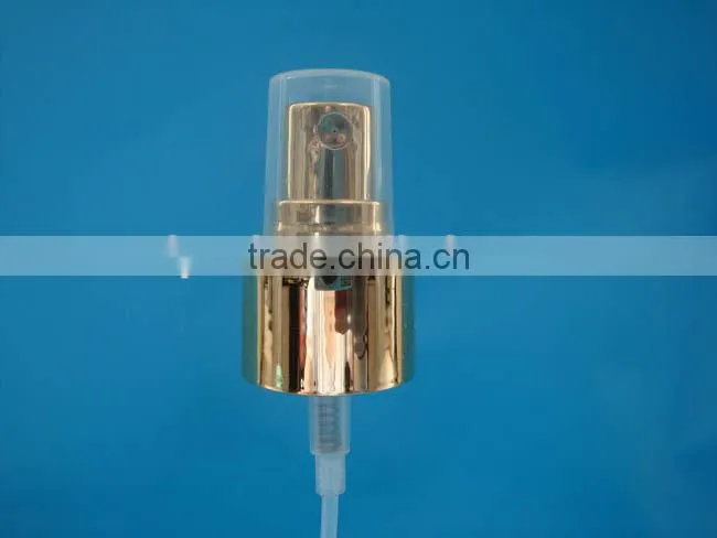 20mm snap on aluminum sprayer, mist sprayer with aluminum cap, aluminum fine mist sprayer