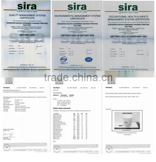 Custom adhesive sticker label , pre printed price labels , printed label