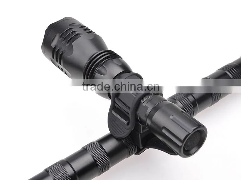 Universal Adjustable Plastic Flashlight Mount for Bicycle Wholesale