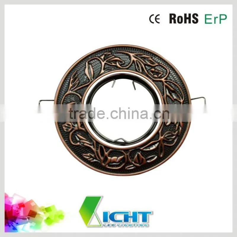 Zinc Alloy led downlight housing ring ceiling lamp accessory