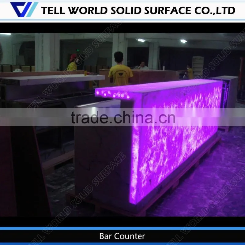 New style bar counter/modern bar counters design/acrylic wine bar counter