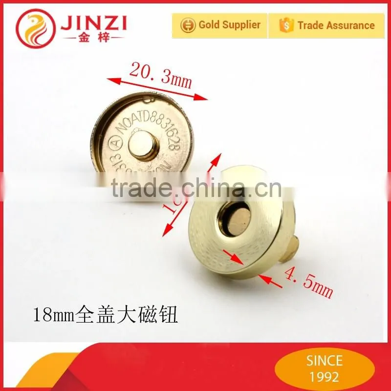 New buttons items 14mm or 18mm metal concave convex matching magnetic button