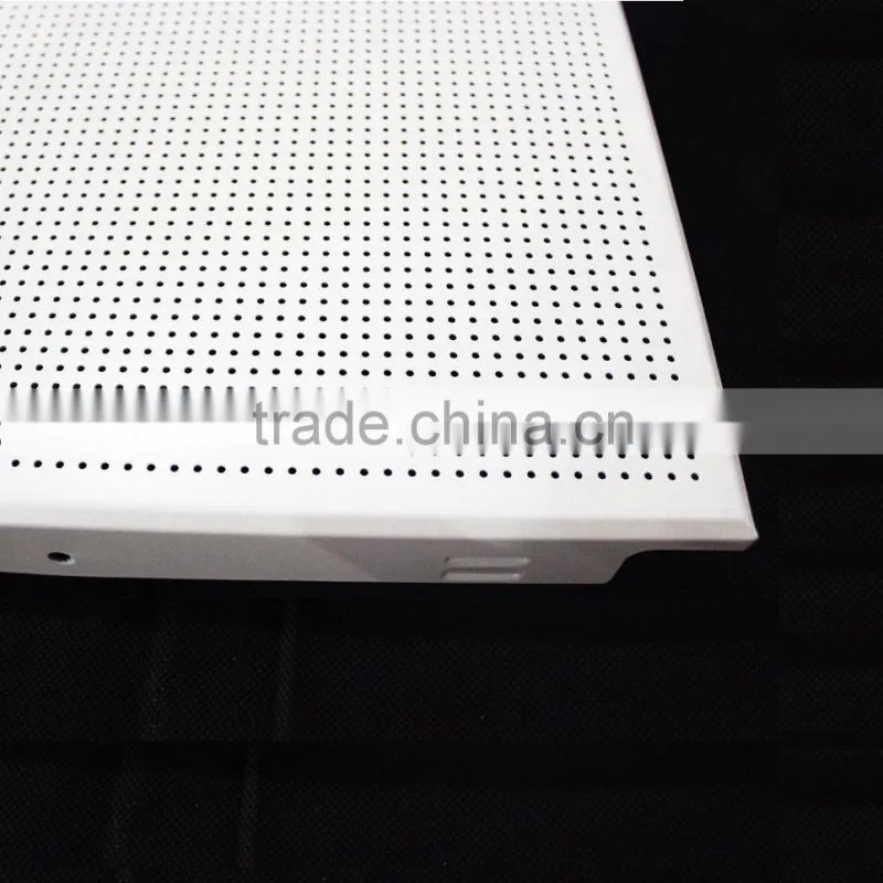 Class A2 Fireproof Aluminum Ceiling Open Frame Ceiling Perforated Clip In Ceiling