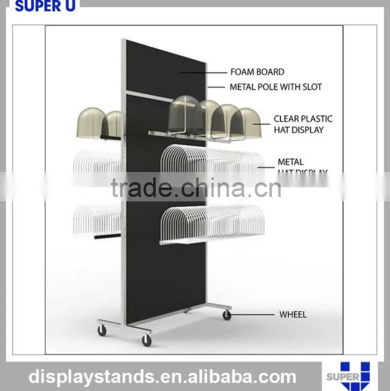 hat display rack for retail store