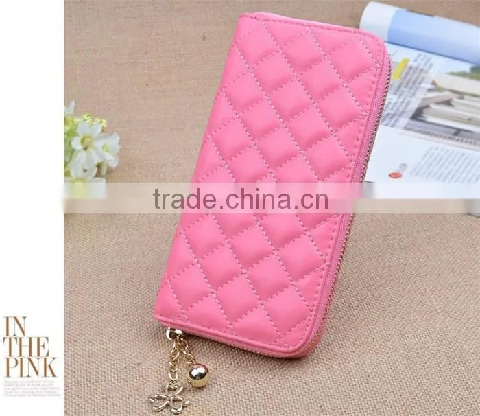 New Arrive Women Long Wallet Lozenge ladies Credit Holders Coin Purse