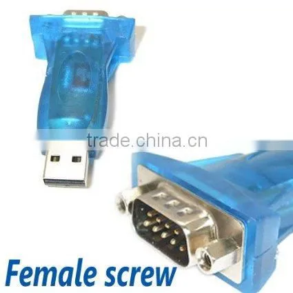 USB 2.0 to Rs232 Serial 9 Pin Db9 Adapter