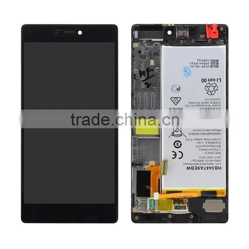 Original Genuine LCD Screen With Digitizer And Frame For HTC Ascend P8 (Including Battery)