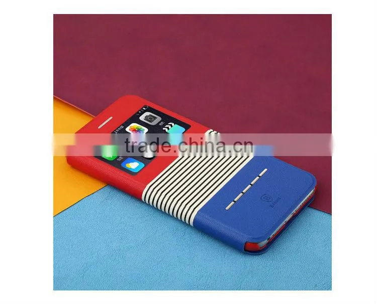 Baseus Stripes Pattern Smart Sliding Function cover for iphone 6 plus