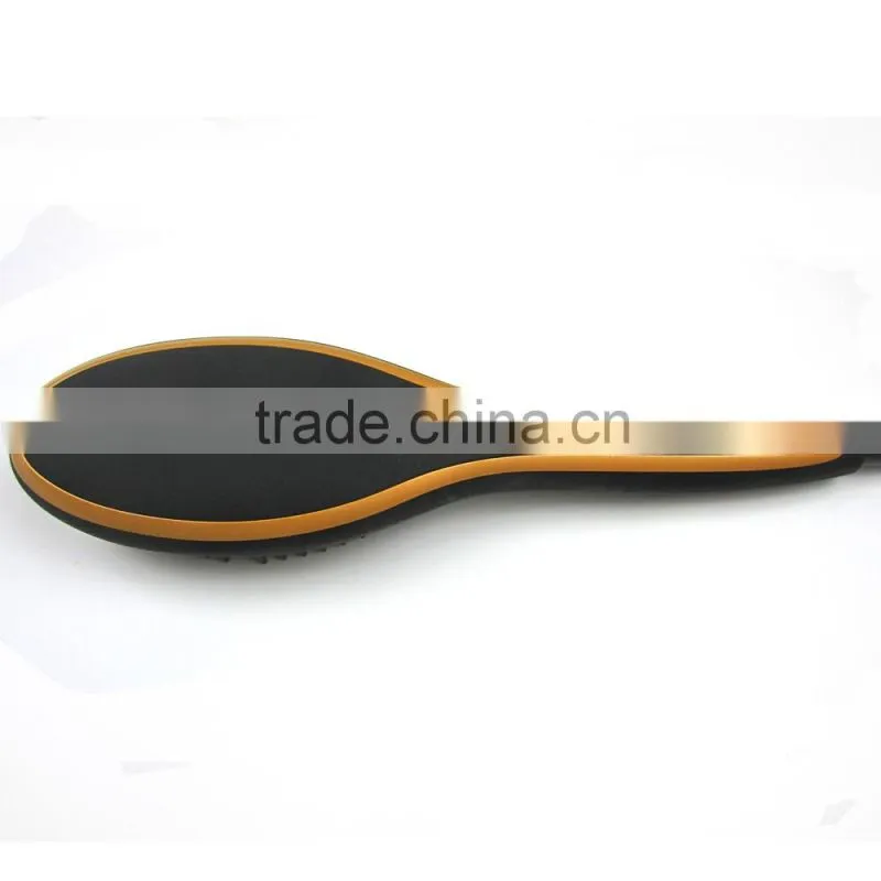 Metal Ceramic Heater Hair Straightening Brush,Auto Lock,Anti Scald,Zero Damage,Adjustable Temperature,Instant Heat Up Professio