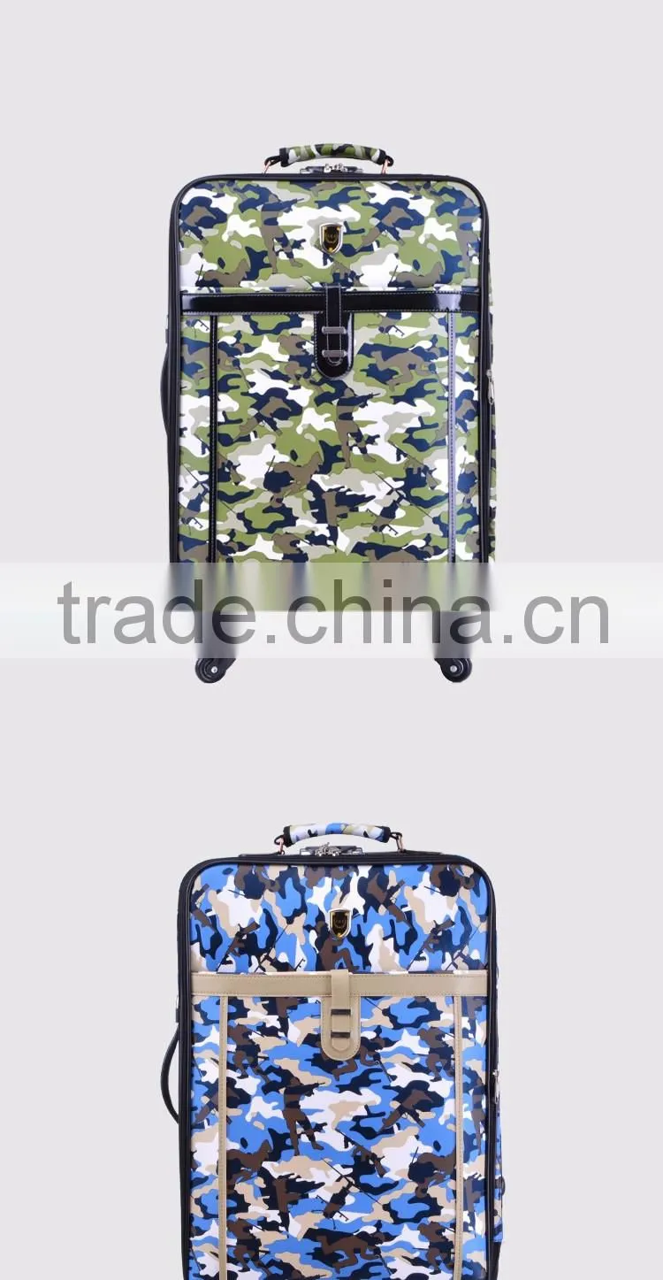 Alibaba China Supply Decent Camouflage Luggage Global Way Suitcase And Luggage