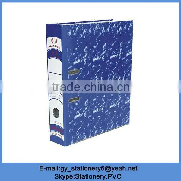 2016 new FC 3inch paper cover lever arch file