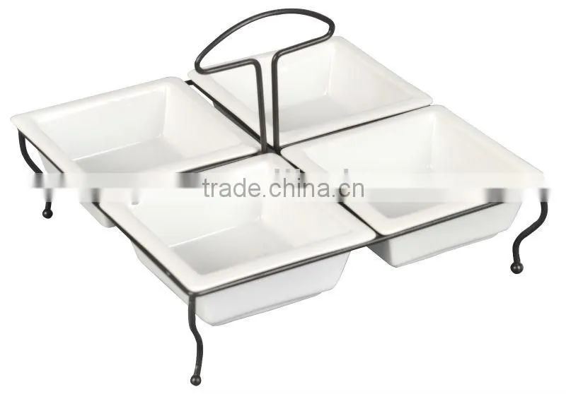 Serving Ishes Set With Rack