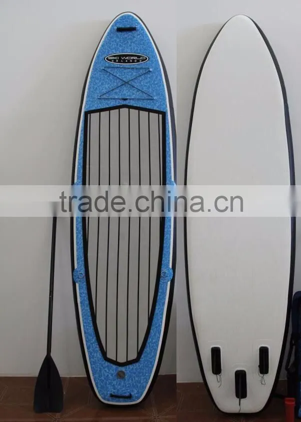 Inflatable sup board type stand up paddle surfing
