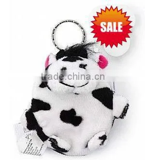 Soft ox animal plush coin bag