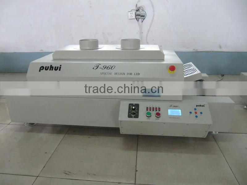 SMT Reflow oven T-960, LED reflow soldering machine,made in china,taian,puhui