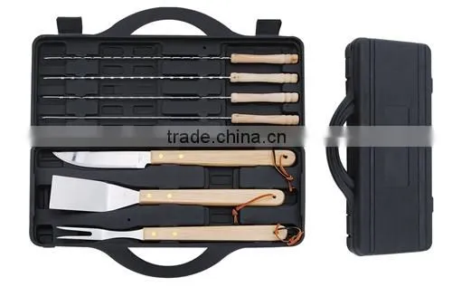 7pcs barbecue set with suitcase