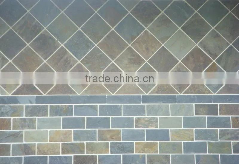 ECO rusty natural slab stone for house wall cladding
