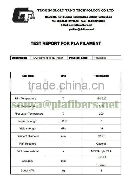 pla/abs 3d printer filament