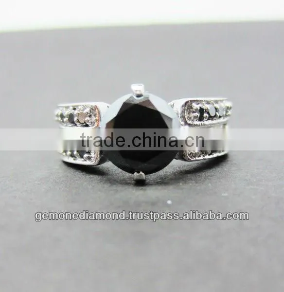 Black Moissanite Rings Wholesaler In India