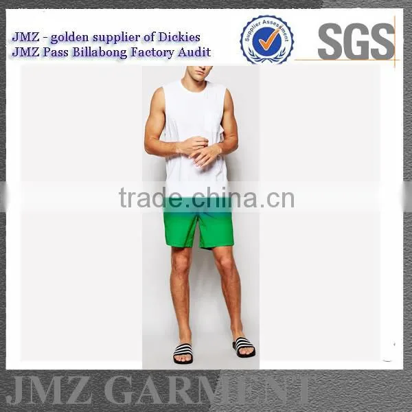 JMZ wholesale custom OEM beach shorts for men polyester creat your own design new products 2015 low moq Alibaba