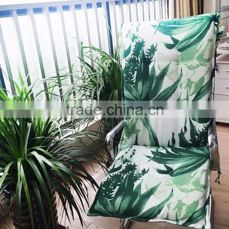 Luxury Green Position Outdoor High Back Chair Cushion