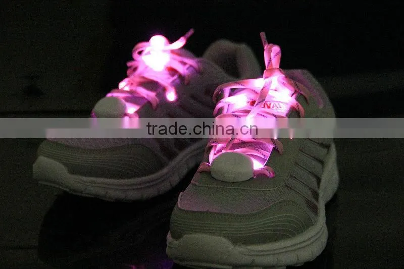 2014 new item nylon led lighting strip shoelace
