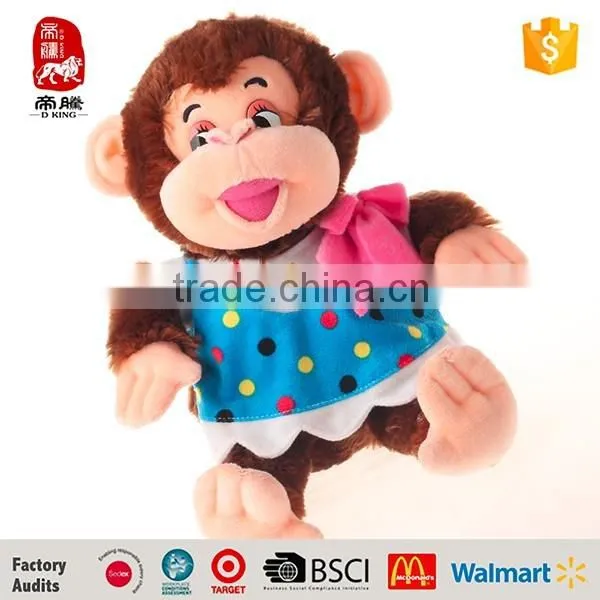 Custom monkey soft toy plush monkey toy