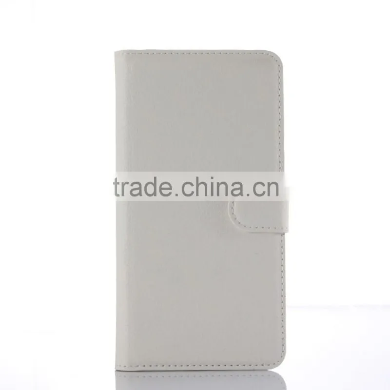 HOT SELLING Luxury Case for Samsung GALAXY A5 A510 PU Lichee Leather Flip Cover with Wallet