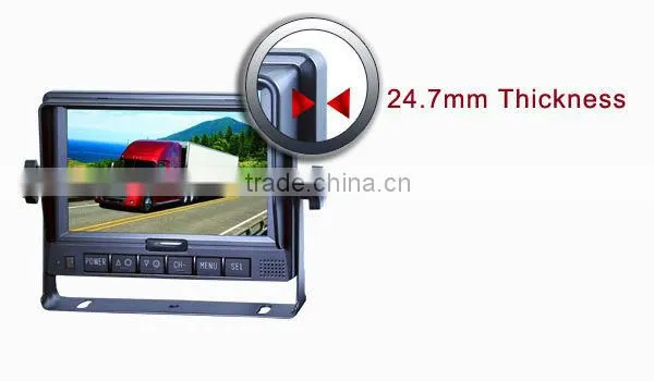 digital 5 inch lcd 16:9 ultra thin car monitor