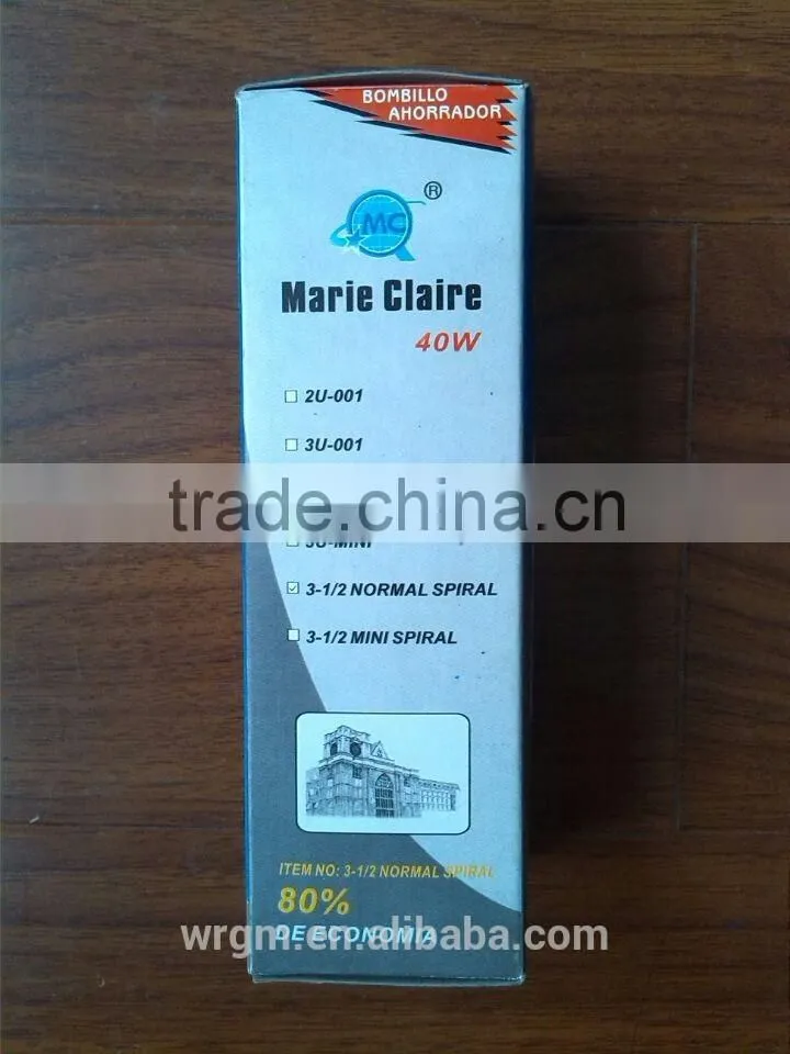 30W spiral energy save lamp,U spiral energy save lamp,half spiral