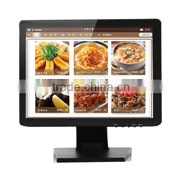 Plastic Case 15" Resistive Touch Screen LCD Monitor , 15"POS Touchscreen Monitor,15"Medical Touch Screen Monitor