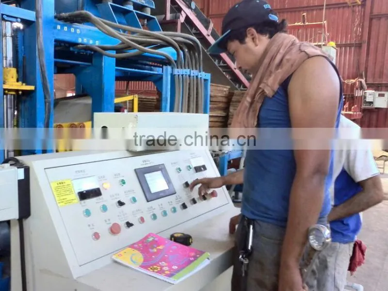 QT6-15 interlocking Full Automatic cement concrete Burning-free Hollow block molding machine