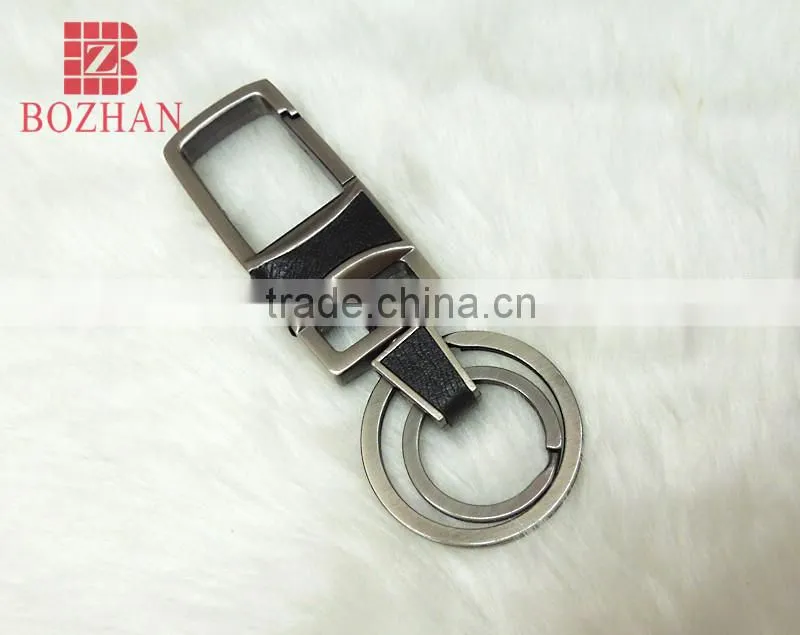Big size gentleman metal carabiner keychain