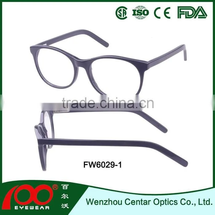 new model eyewear frame glasses acetate round eyewear glasses for girl