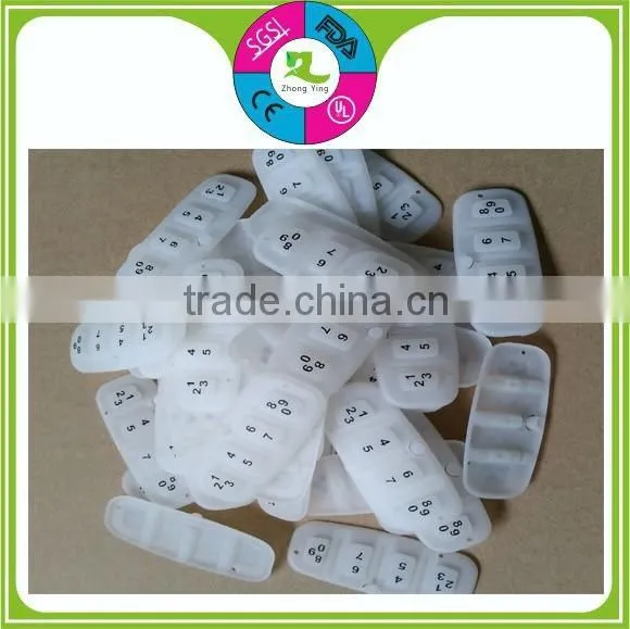 Custom waterproof electric keypad silicone keypad button rubber keypad