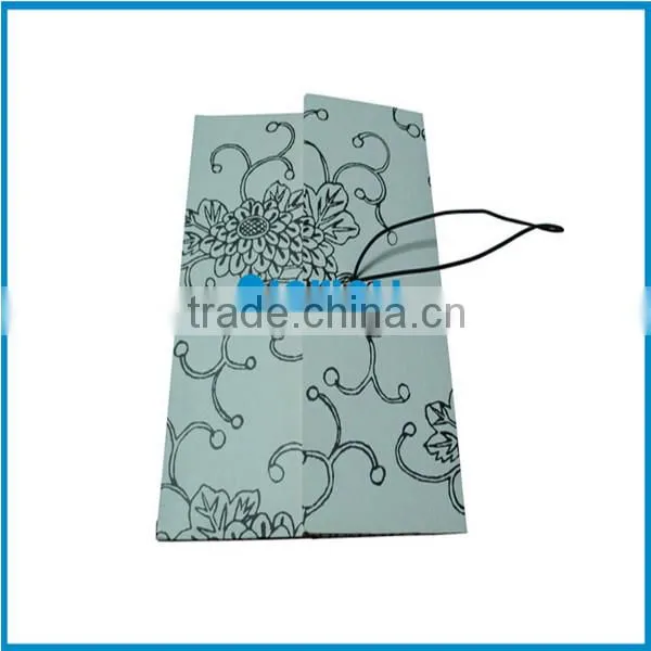 2014 Hot sale white wedding invitation card western style