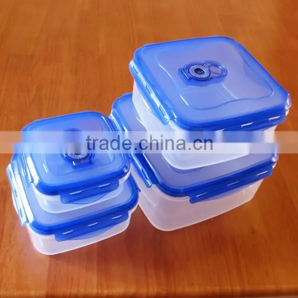 Stackable&Nestable vacuum plastic storage containers