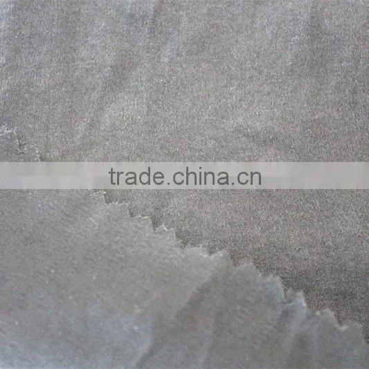 Silk and viscose fabric with high quality satin