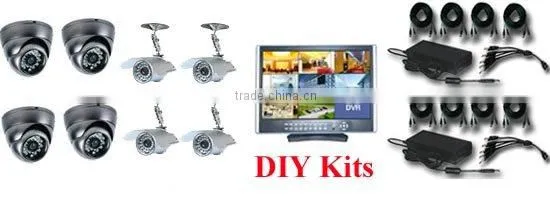 hot selling surveillance cctv kit 8ch outdoor alarm sensor Kit CCTV Cameras HK-S1908M #