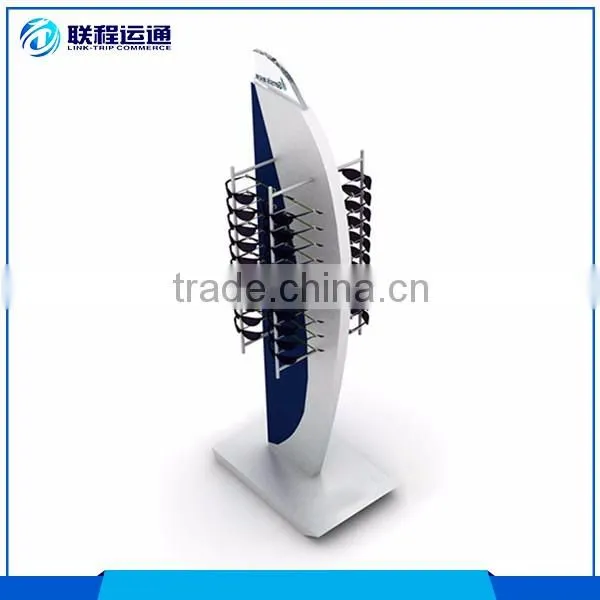 Sunglass showroom MDF metal form eyewear display stand
