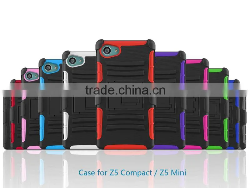 New arrival Fashion Hard Future Armor Impact Hybrid Hard Case Cover case for sony xperia z5 compact alibaba china