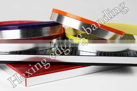Two Bicolor plastic profile PVC edge Banding