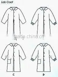 Marketable products china sales!Nonwoven disposable lab coat